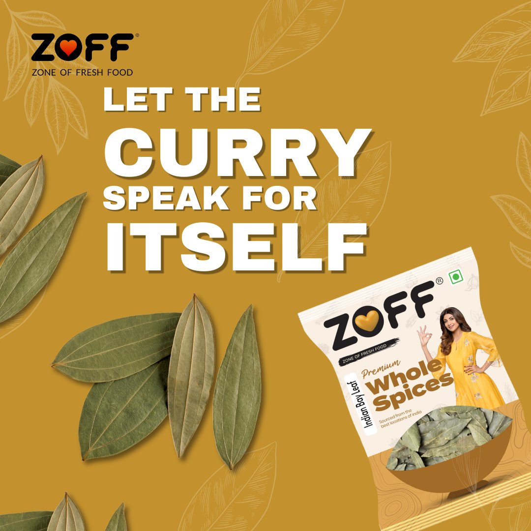 Zoff Indian Bay Leaf/Tej Patta - 50 Gm