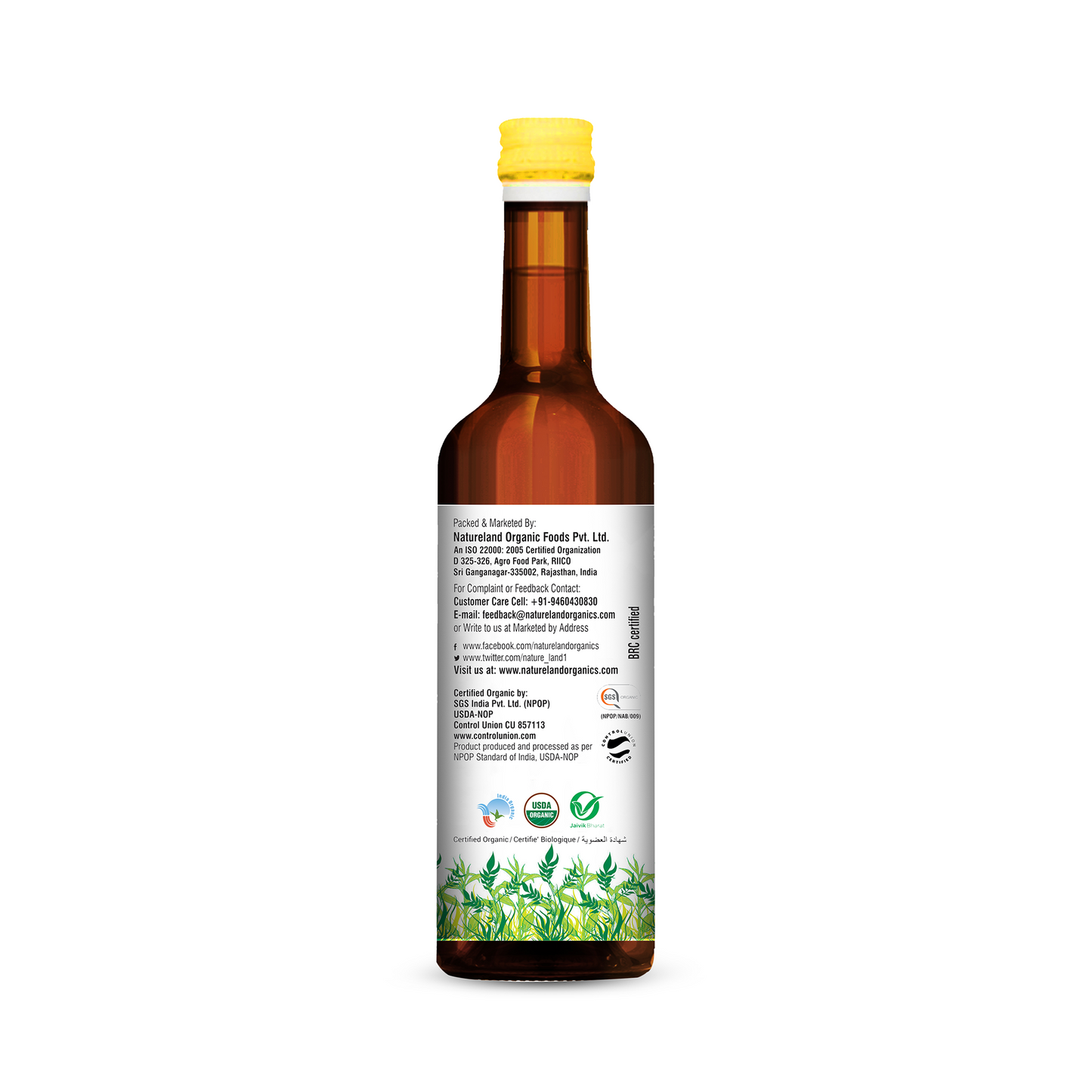 Organic Wood Cold Pressed Sesame Oil 1 Ltr.