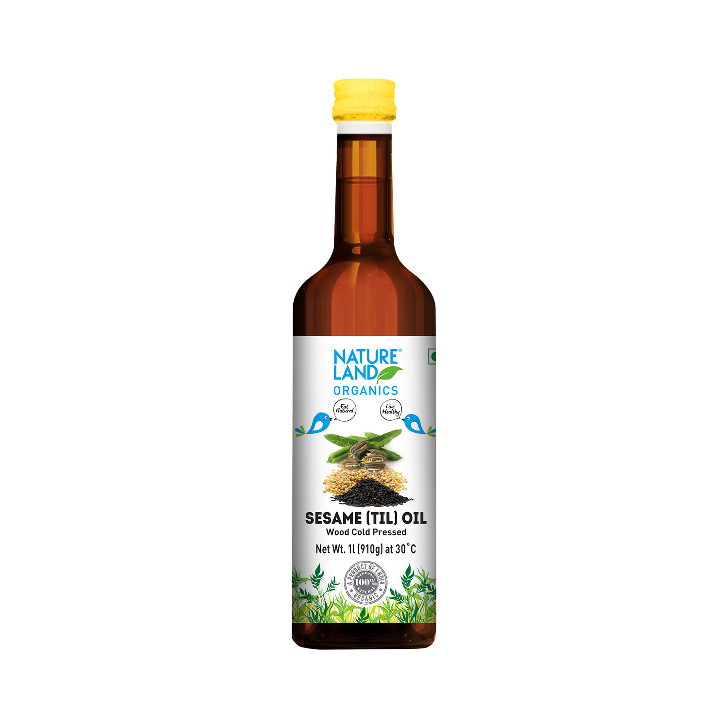 Organic Wood Cold Pressed Sesame Oil 1 Ltr.