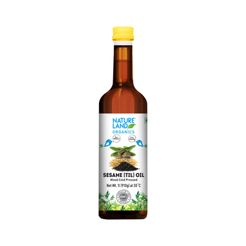 Organic Wood Cold Pressed Sesame Oil 1 Ltr.