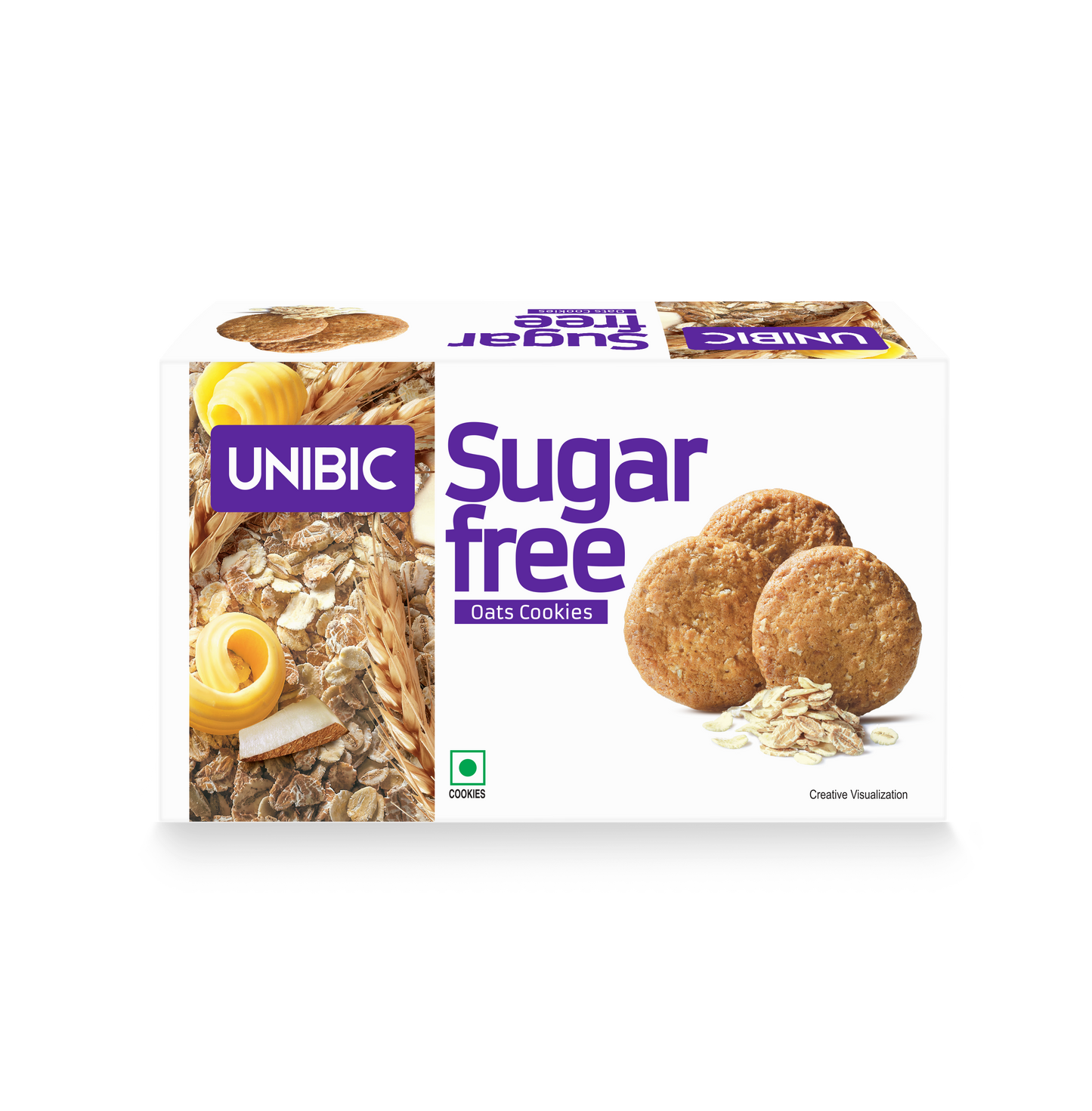 UNIBIC : Sugar Free Oats Cookies, 225g