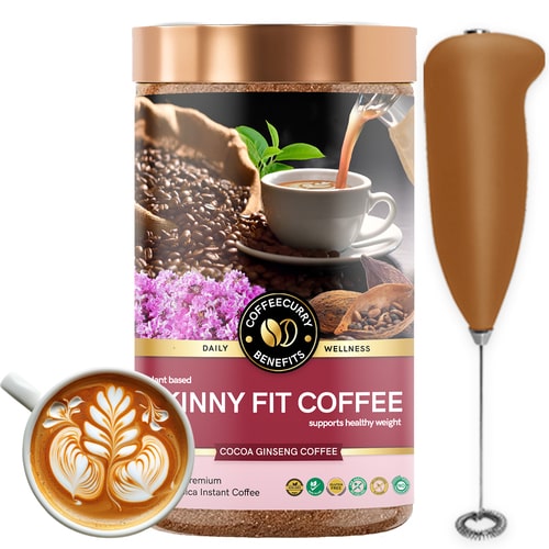 Coffeecurry Skinny Fit Coffee Instant Coffee Powered with Herbs - Veeha Foods Coffeecurry Skinny Fit Coffee Instant Coffee Powered with Herbs - Veeha Foods