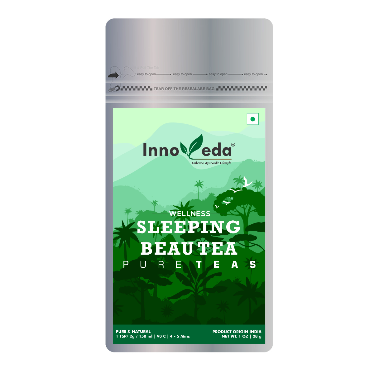 Innoveda Sleeping Beau Tea - 28 gms - Veeha Foods