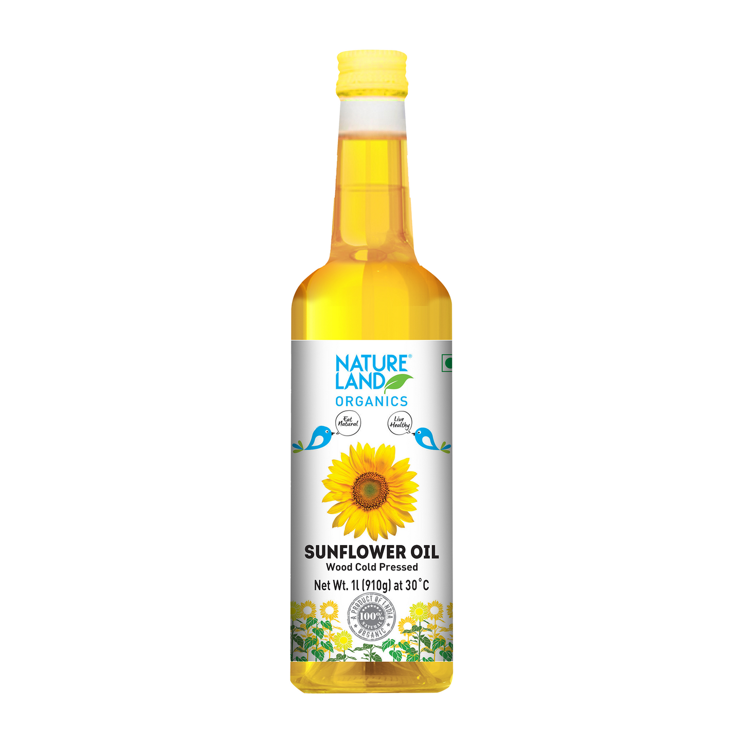 Organic Wood Cold Pressed Sunflower Oil 1 Ltr.