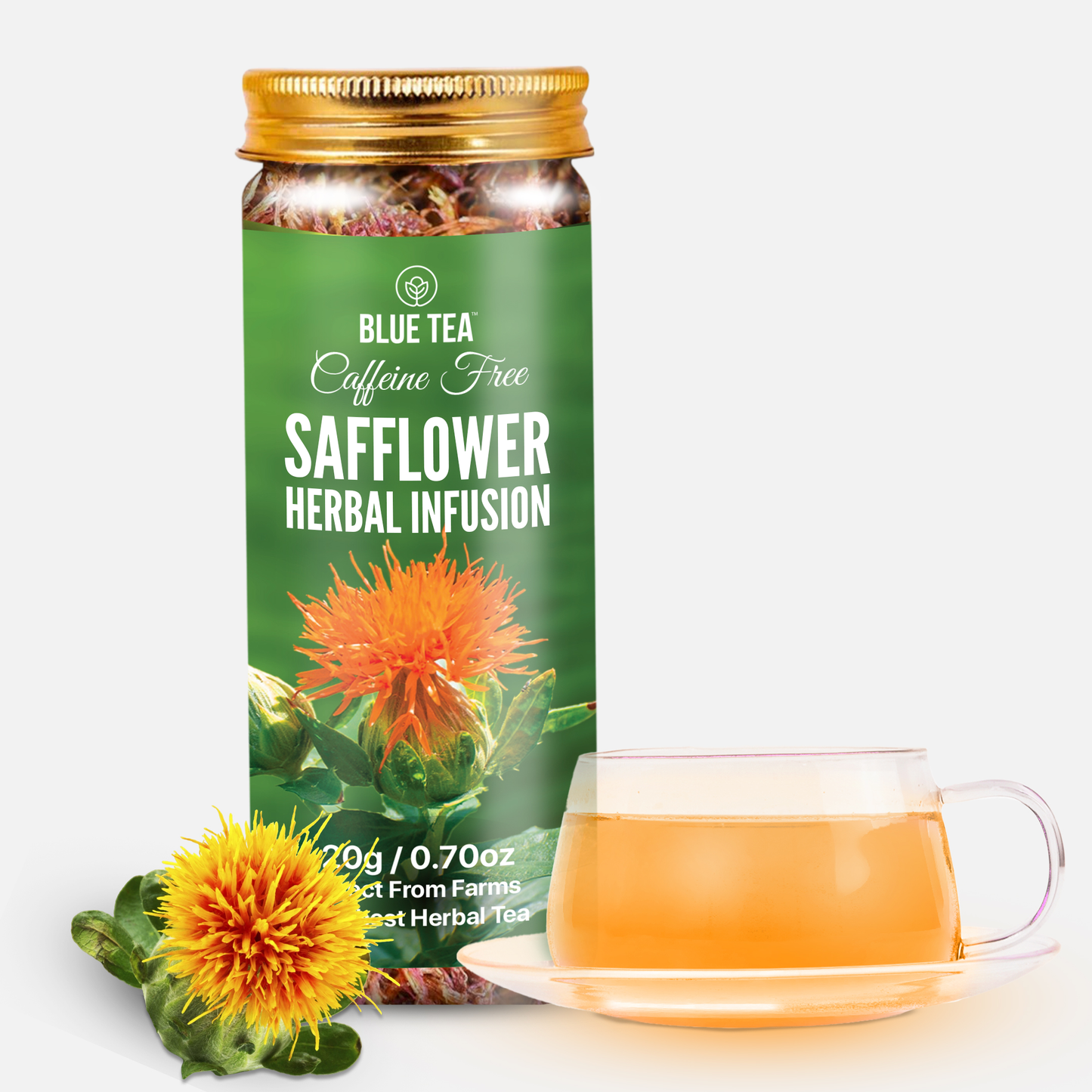 Safflower Herbal Infusion - 20g | Pack of 2