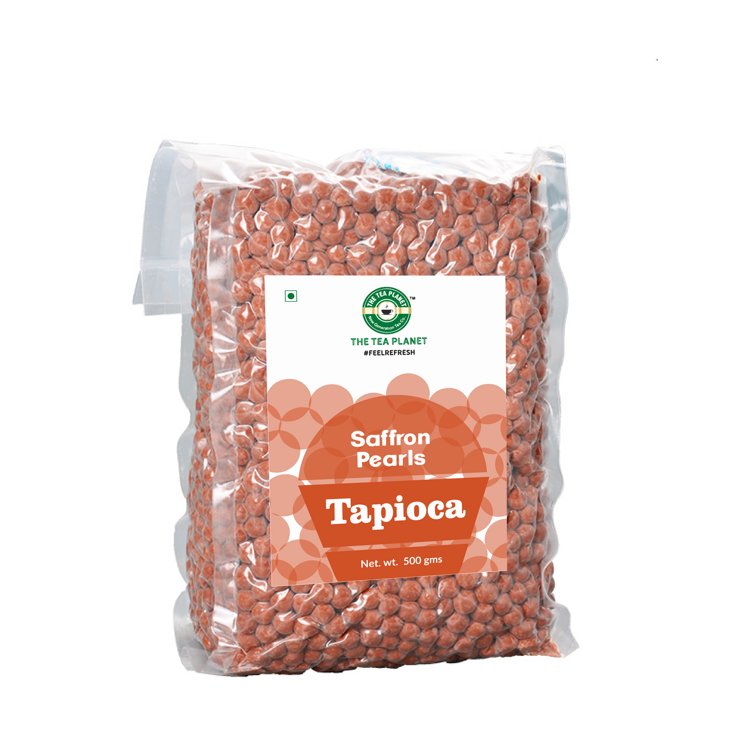 The Tea Planet Saffron Tapioca Pearls - 500 gms