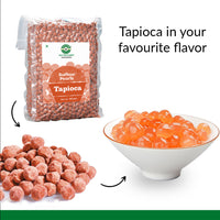 The Tea Planet Saffron Tapioca Pearls - 500 gms