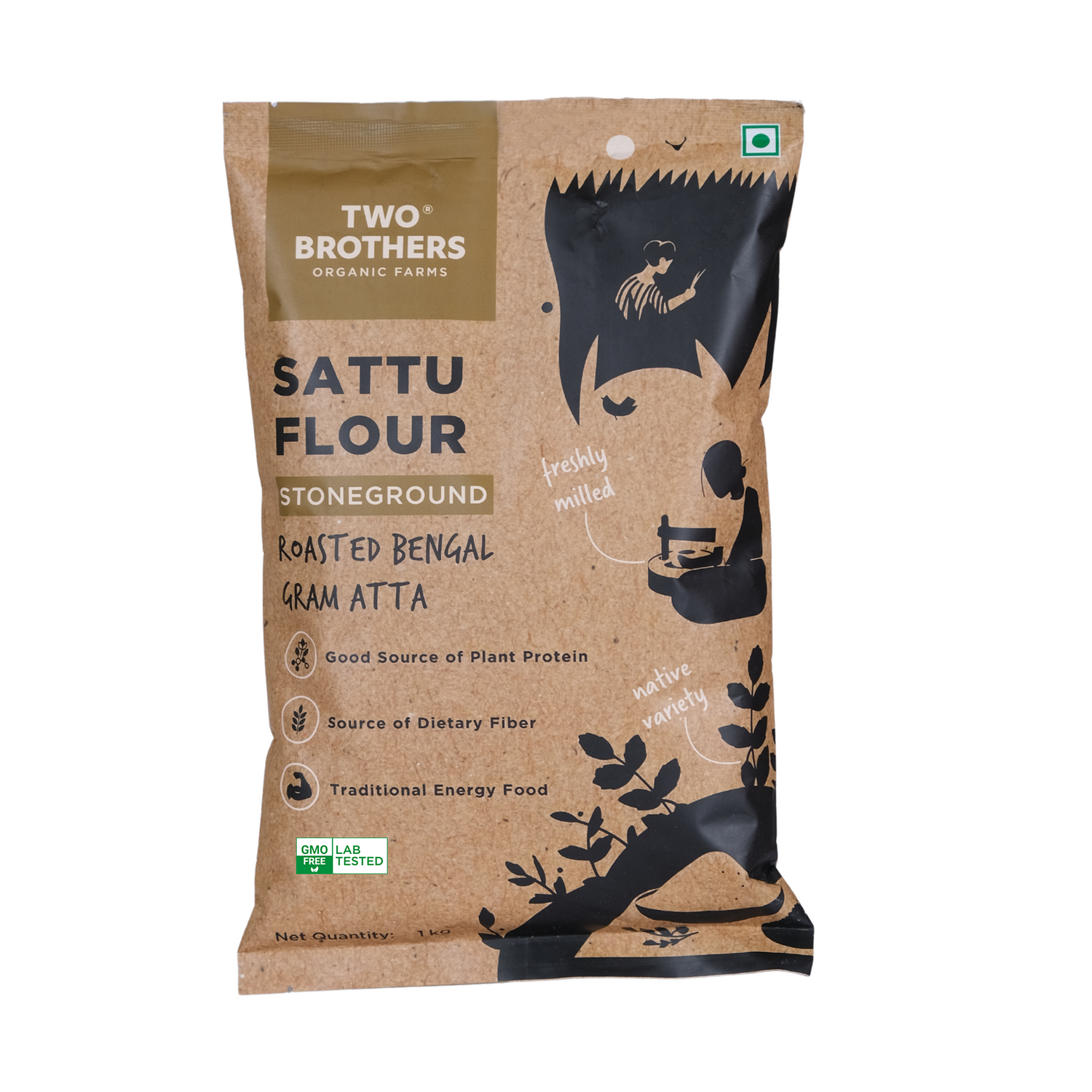 Sattu Atta, Stoneground 1kg