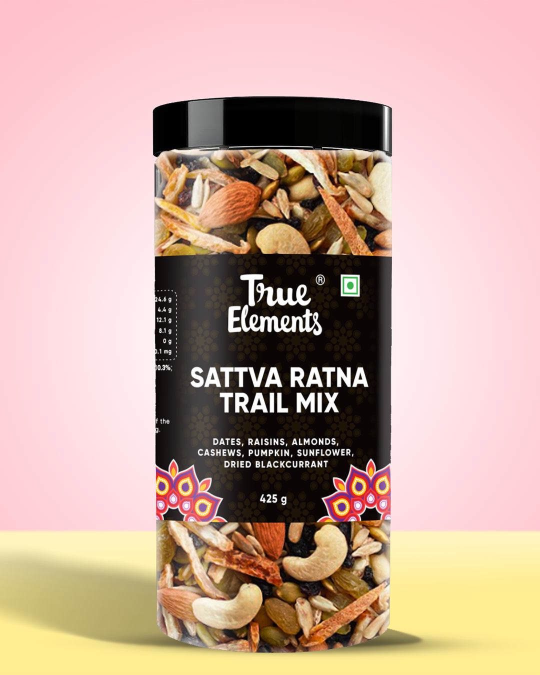 Sattva Ratna Goodness Trail Mix 425gm (Contains 13.3g Protein)