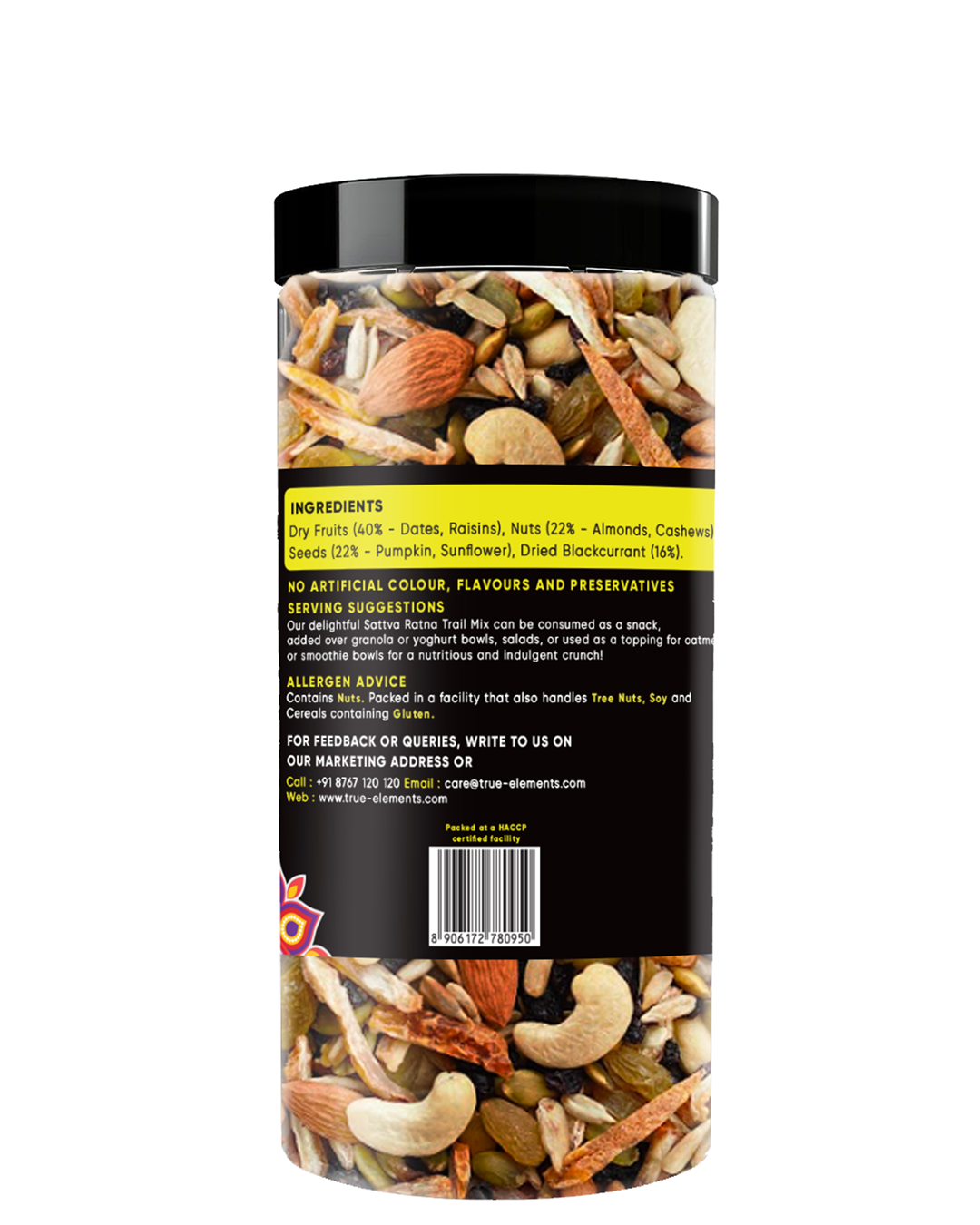 Sattva Ratna Goodness Trail Mix 425gm (Contains 13.3g Protein)