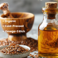 Flaxseed Oil® | Rich in Omega-3 | Organic & Cold Pressed