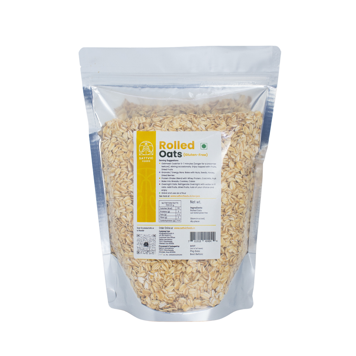 Rolled Oats | Jumbo-Sized | Gluten-free