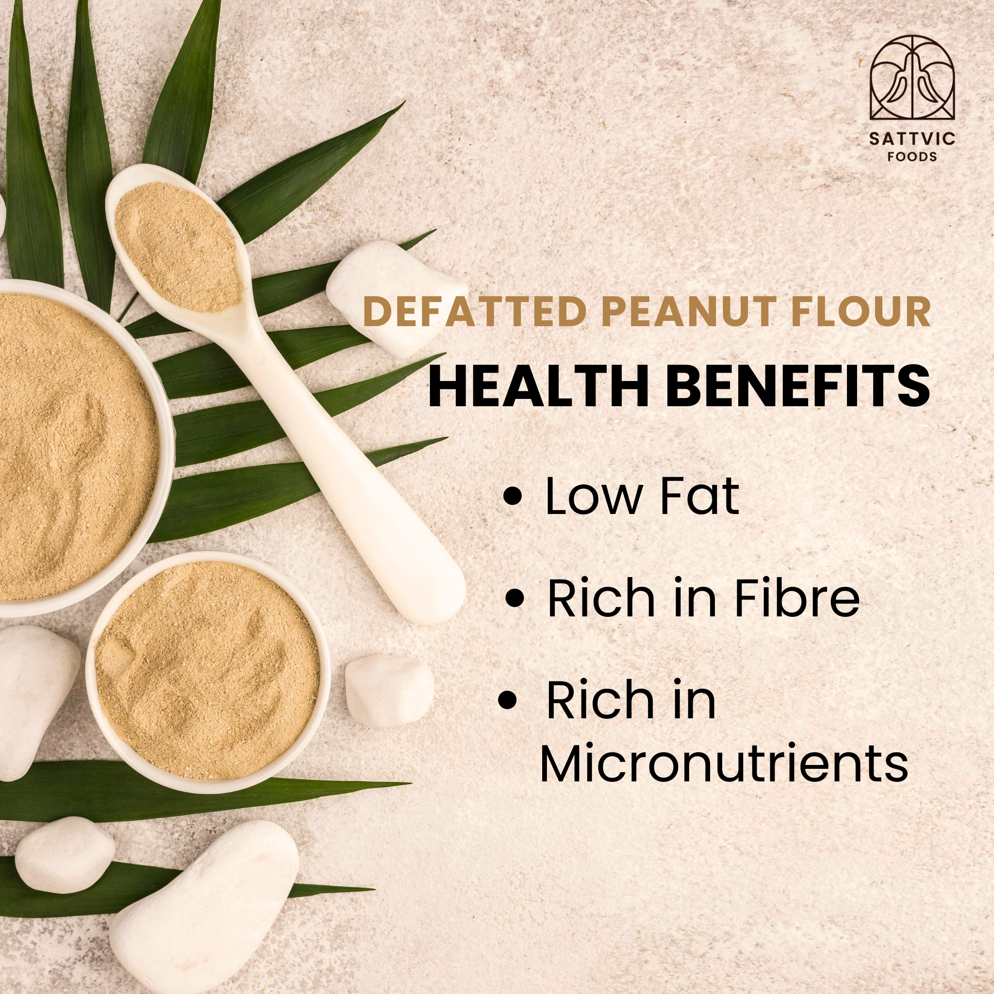 Defatted Peanut Flour (Plant-Based, Vegan & Gluten Free Flour)