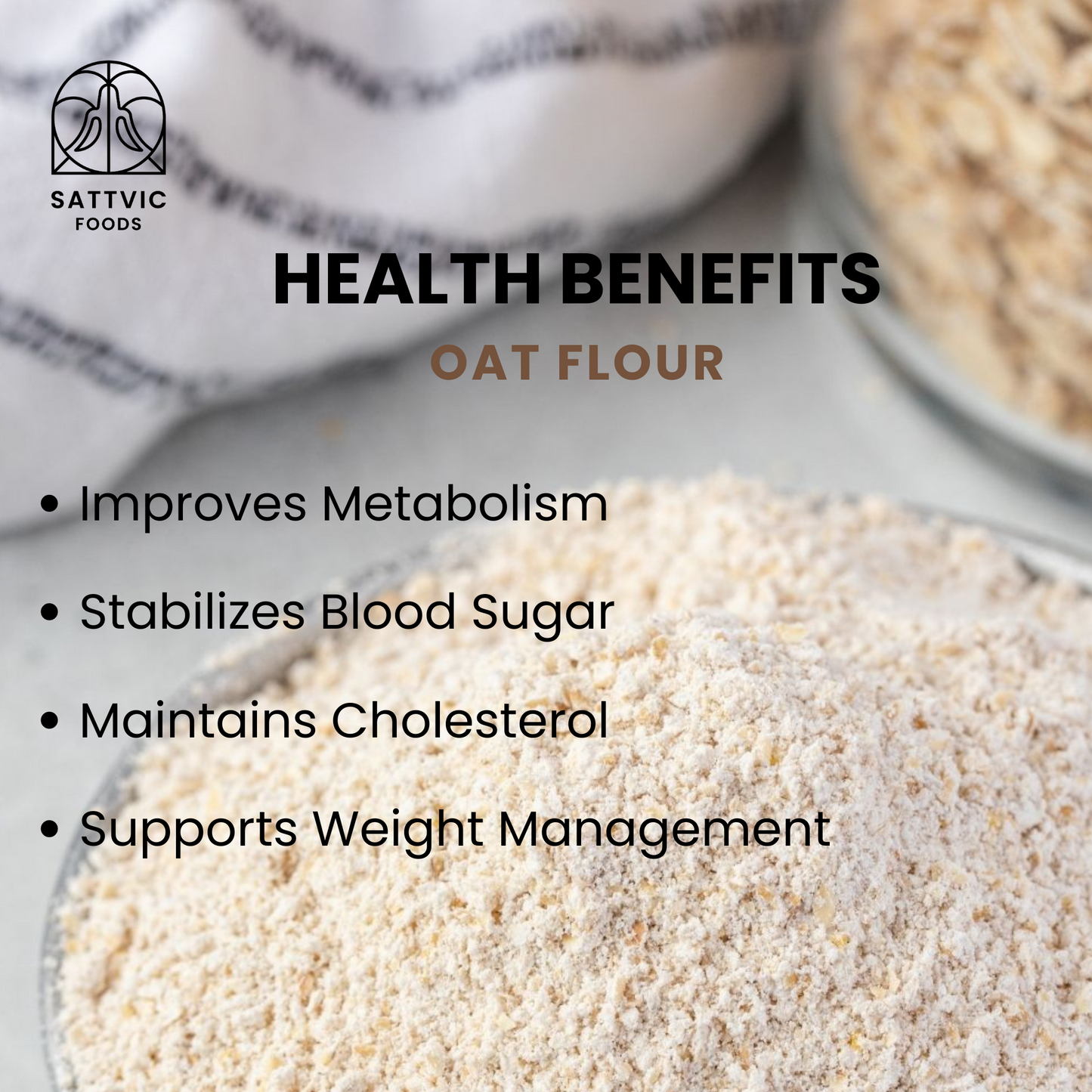 Oat Flour | Stone-Ground Whole Grain Flour | Gluten-Free