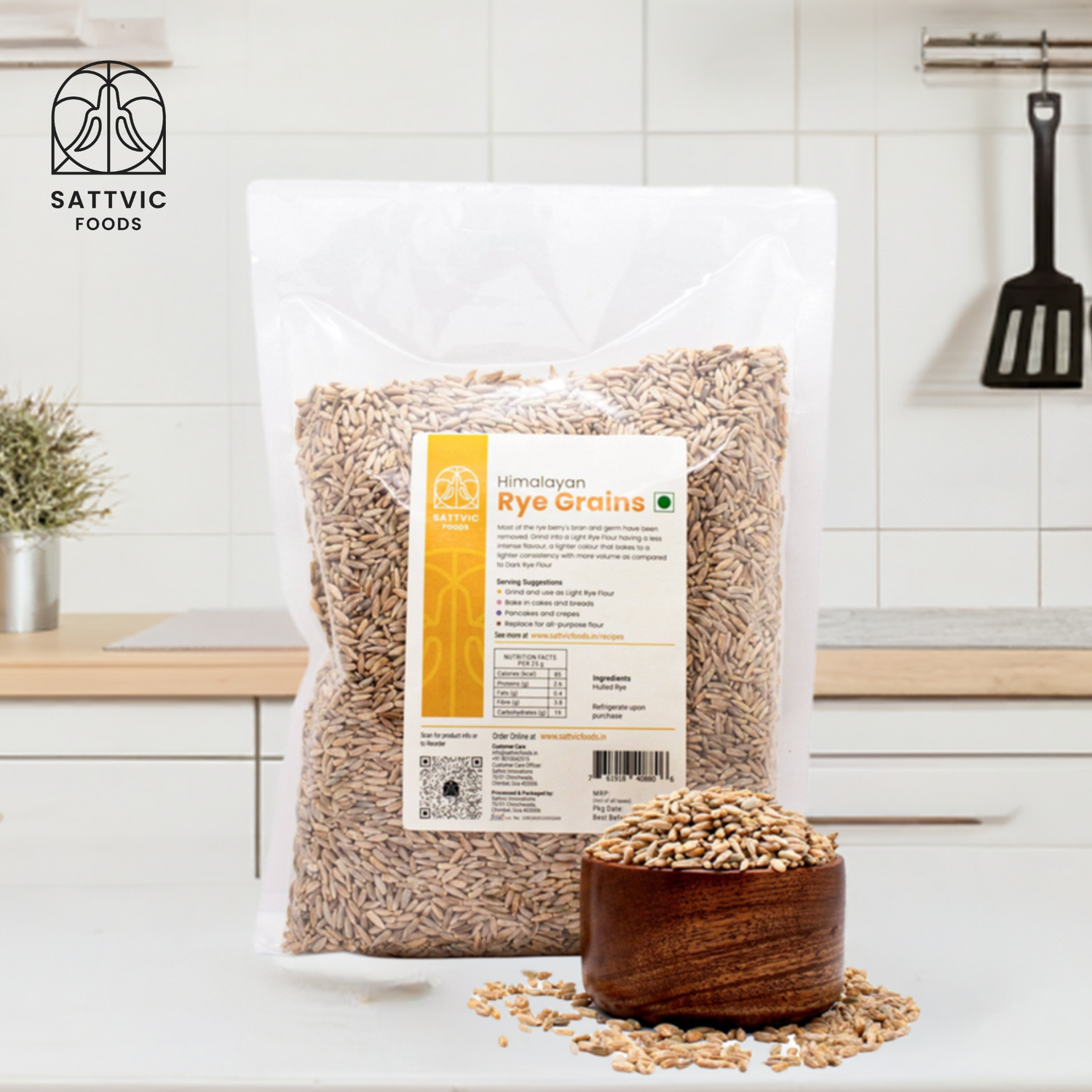 Himalayan Rye Grains | Rich in Dietary Fibre