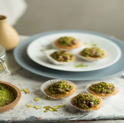 Almond House Honey Pistachio Tart