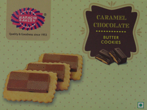 Karachi Bakery Caramel Chocolate Butter Cookies - 200 gms