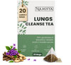 Namhya Lungs Herbal Cleanse Tea | Easy Breathing Support | 25 Tea Bags - 100G