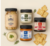 Eat atlas Korean Cheesy, Bhutanese Chilly, Sichuan Black Bean Dip with Crispy Lavash Chips Combo - 800G