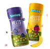 Timios Flavored Melts – Banana & Strawberry + Blueberry Teething Puffs - 100G