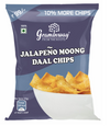 GRAMINWAY - FROM THE ROOTS High in Fiber Tasty & Healthy Snacks Diet Moong Chips - 200G