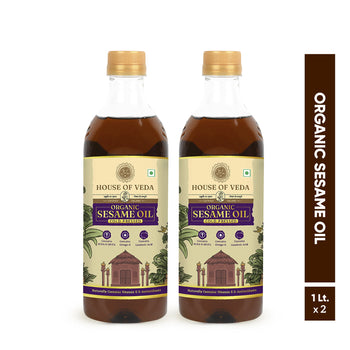 Organic Sesame Oil 1L (Pack of 2 )