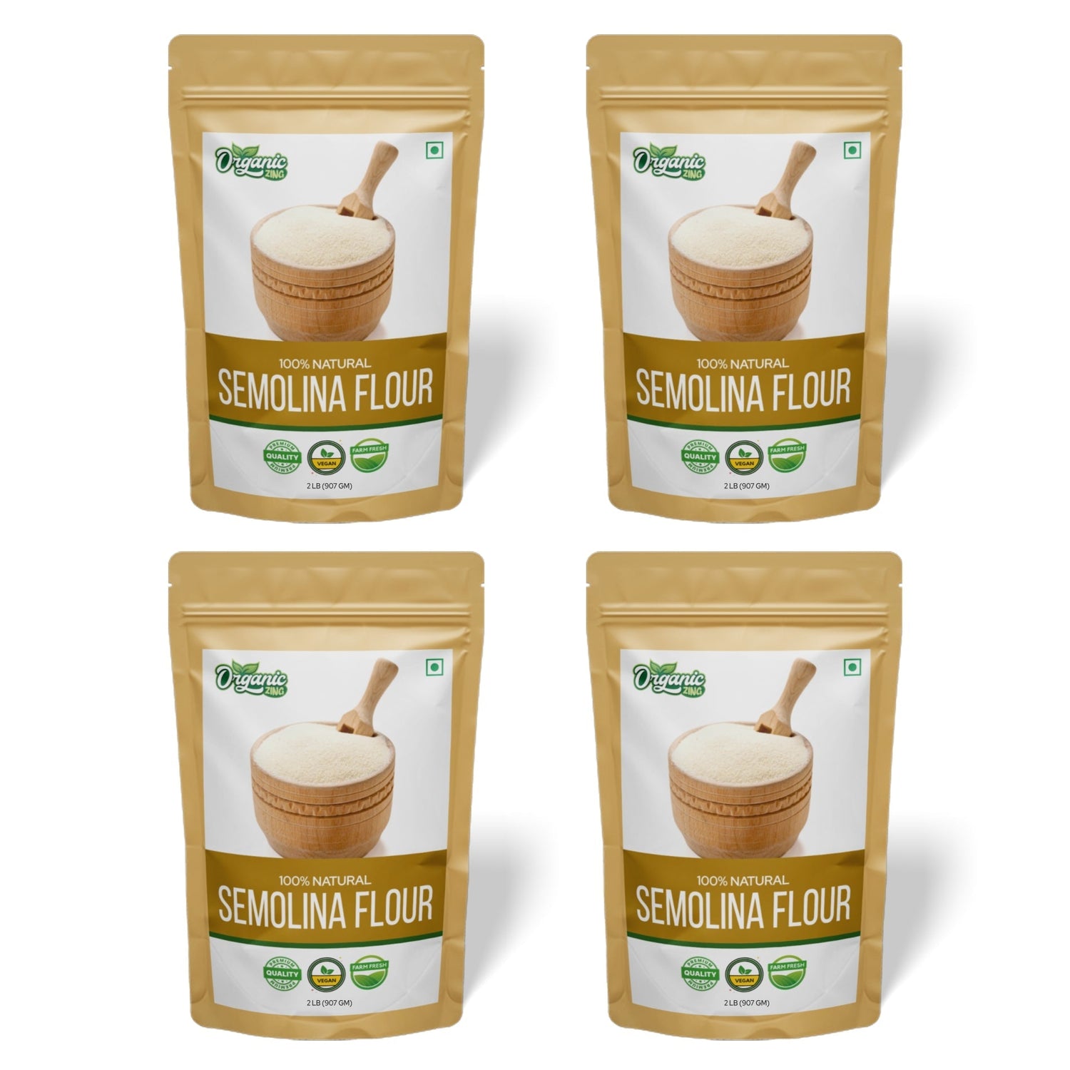 Organic Zing Semolina Flour – Nutritious & Versatile