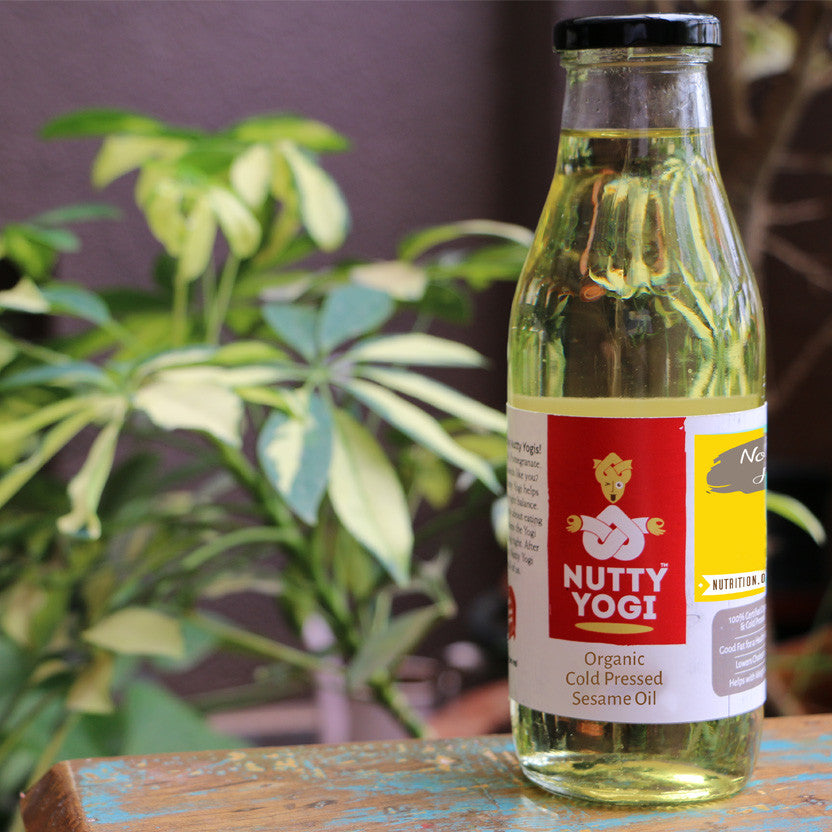 Nutty Yogi Organic Cold Pressed Sesame Oil 500g