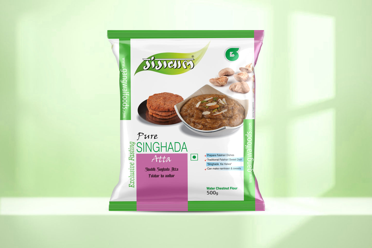 Gangwal Fasting Special Singhada Aata 200gm Pack