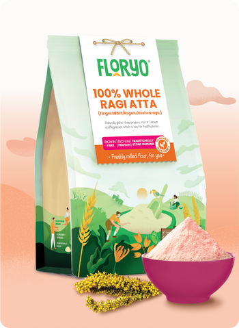 Floryo 100% Whole Ragi Atta