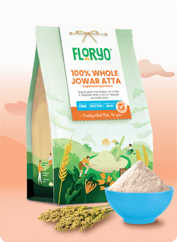 Floryo 100% Whole Jowar Atta