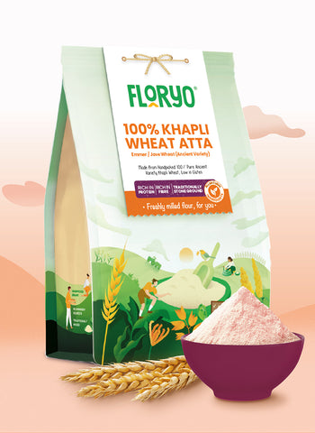 Floryo 100% Khapli Wheat Atta