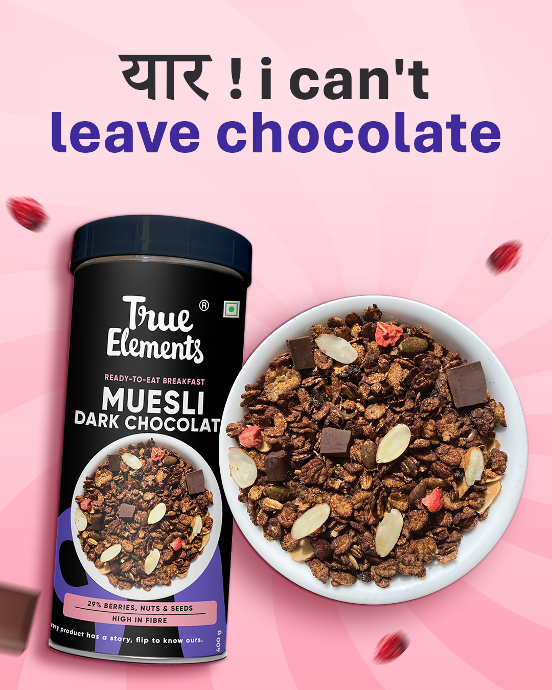 Dark Chocolate Muesli 400gm