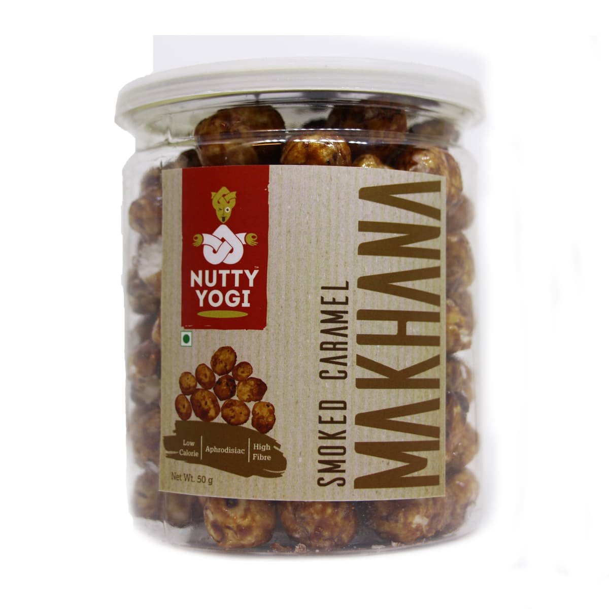 Nutty Yogi Smoked Caramel Makhana 4og