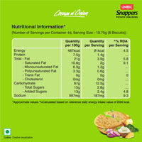 UNIBIC Snappers - Cream N' Onion Flavored Potato Biscuits, 300g