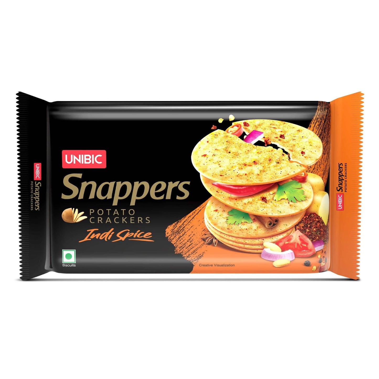 UNIBIC Snappers - Assorted Flavored Potato Biscuits, Pack of 03, 900g