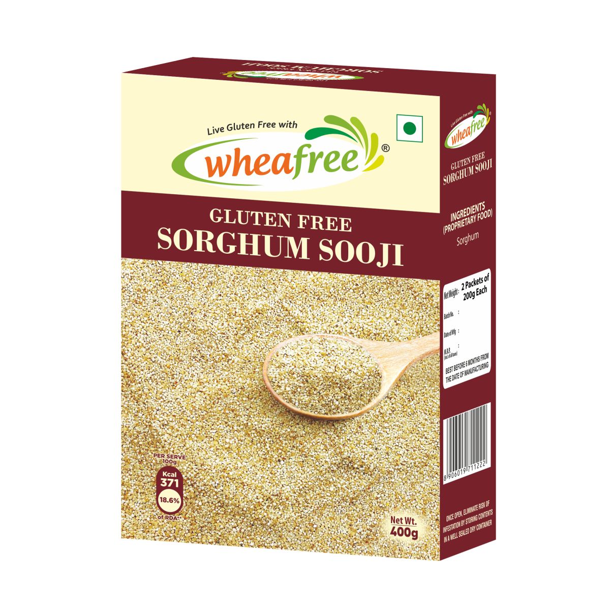 Gluten Free Sorghum Sooji (400g)