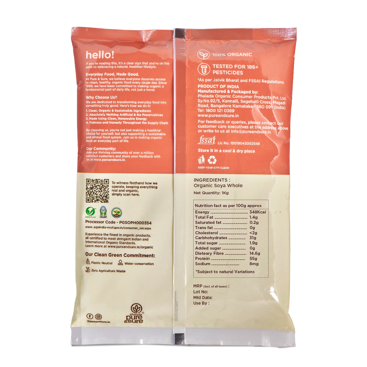 Organic Soya Flour-1kg