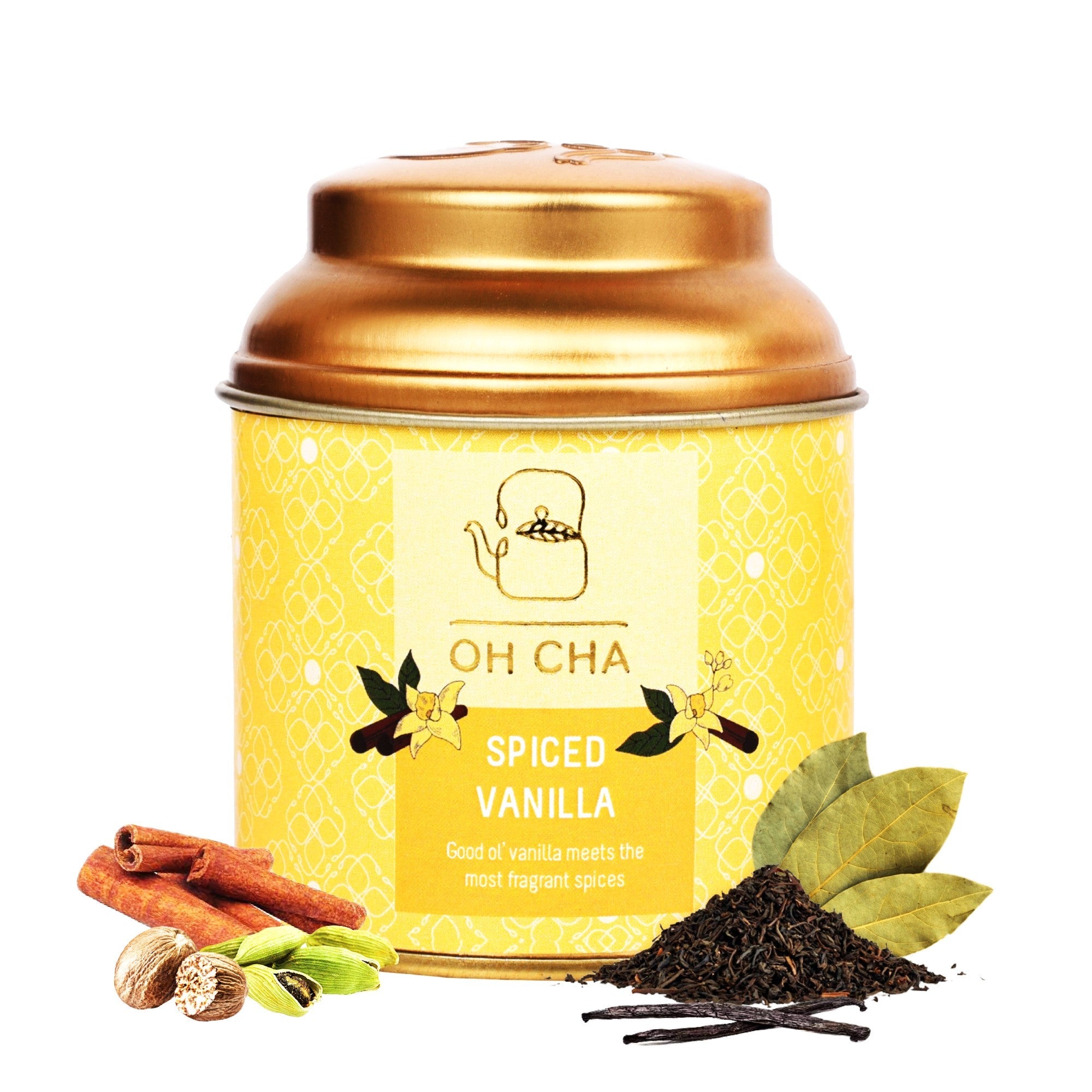 Oh Cha Spiced Vanilla Tea - 35 gms - Veeha Foods