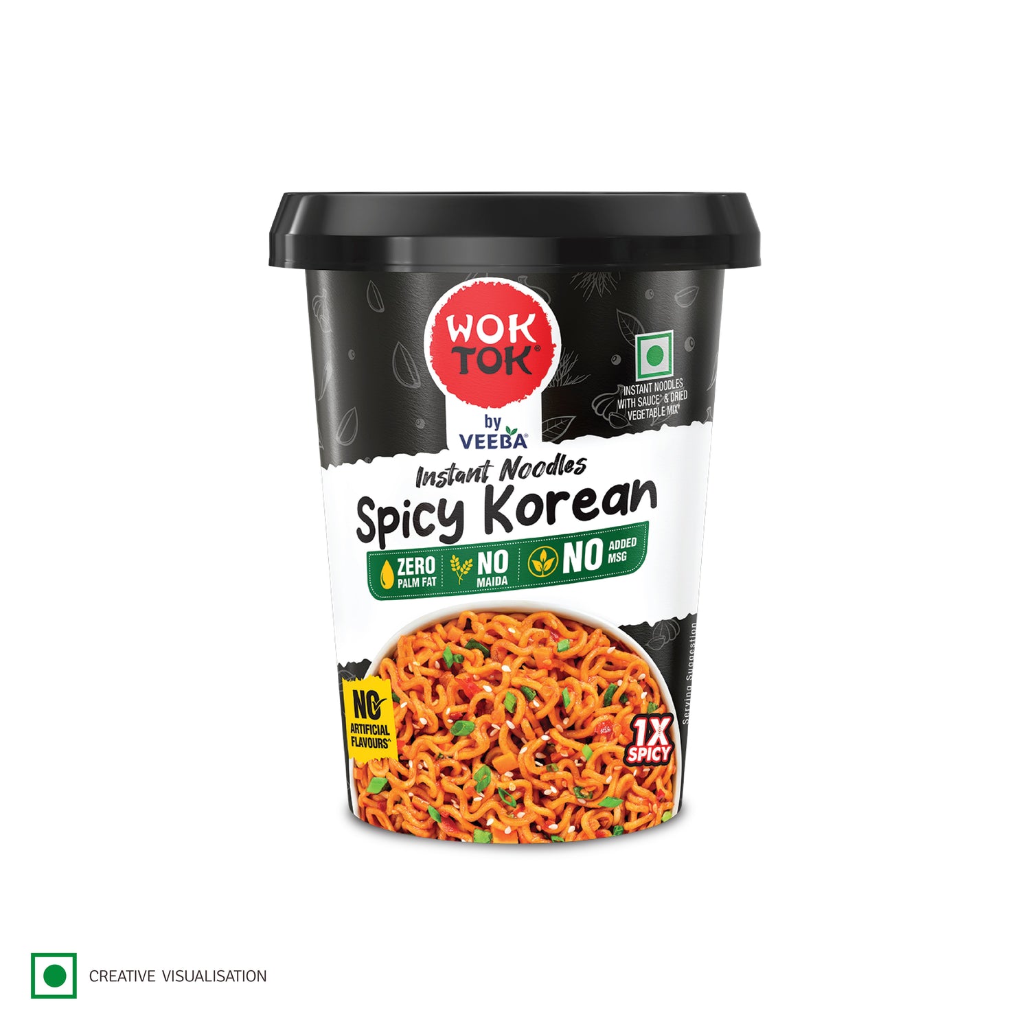 Instant Cup Noodles Spicy Korean