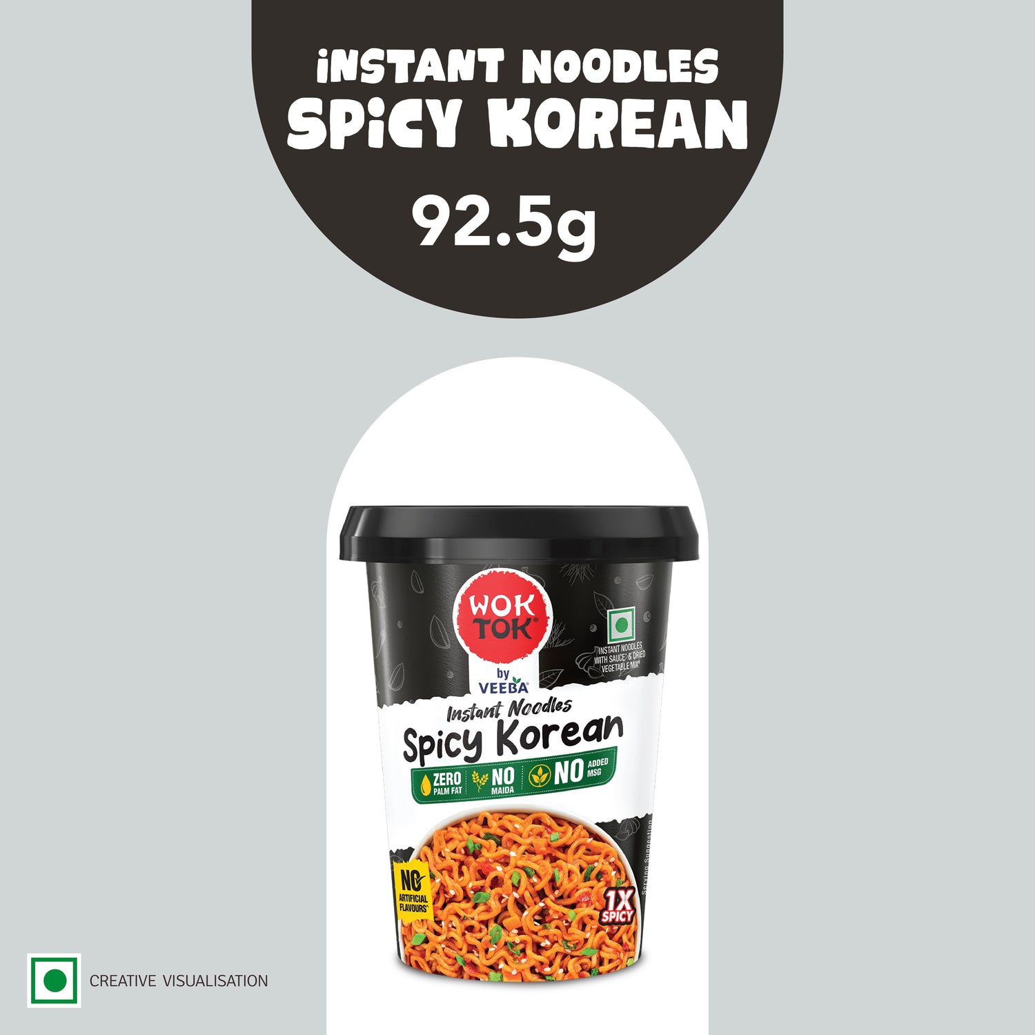 Instant Cup Noodles Spicy Korean