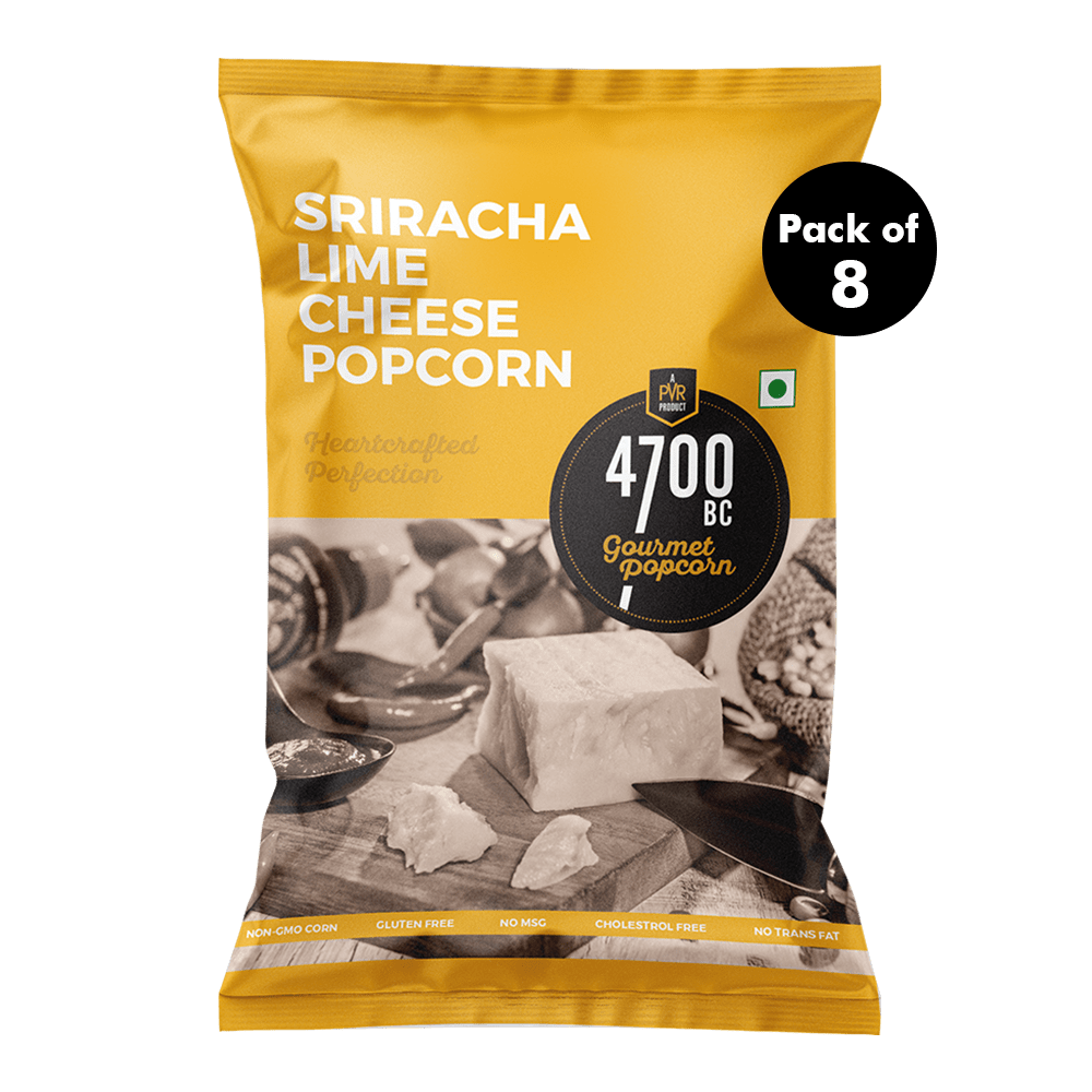 Sriracha Lime Cheese Popcorn, Pouch (Pack of 8, 75g)