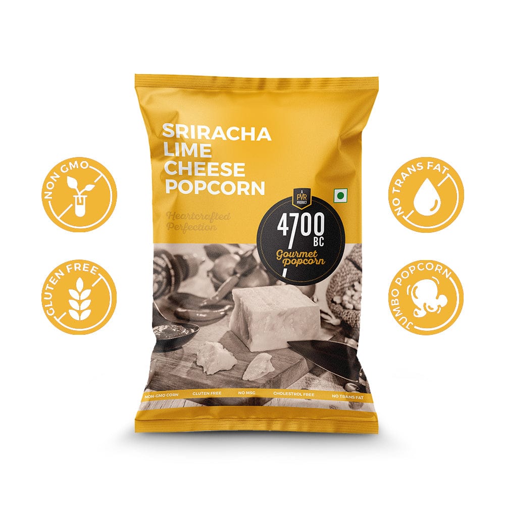 Sriracha Lime Cheese Popcorn, Pouch (Pack of 8, 75g)