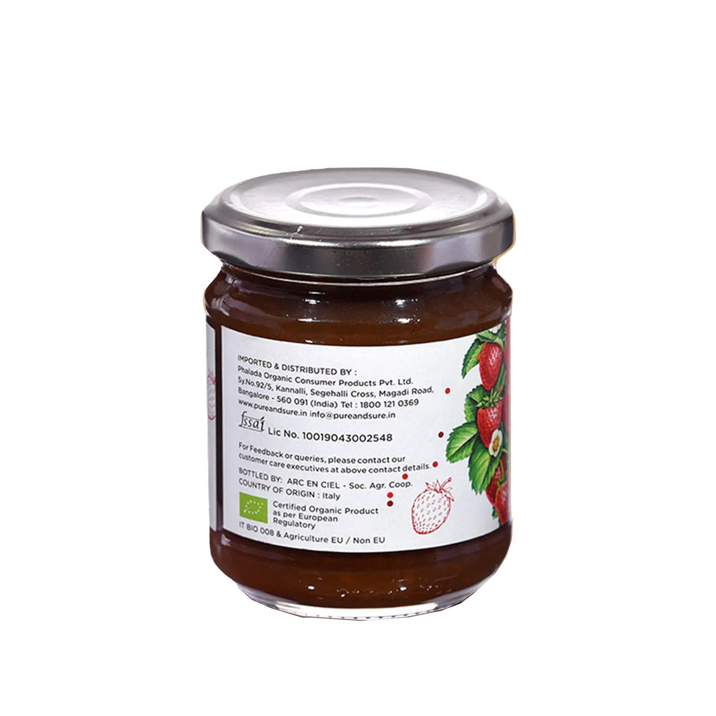 Organic Strawberry Jam-210g