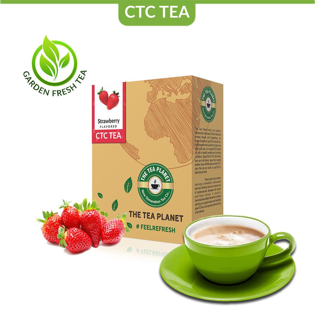 Strawberry Flavored CTC Tea