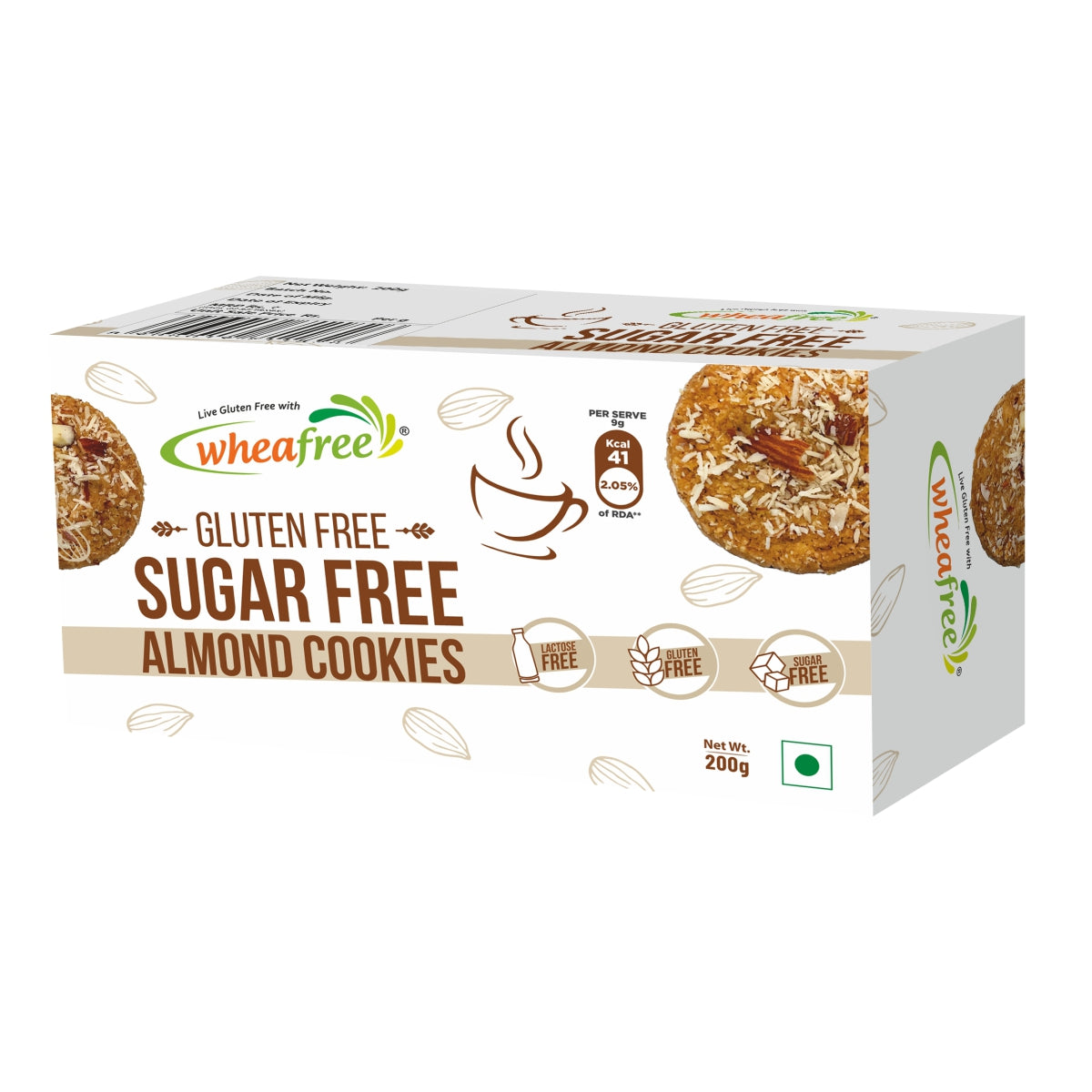 Gluten Free Sugarfree Almond Cookies- 200g