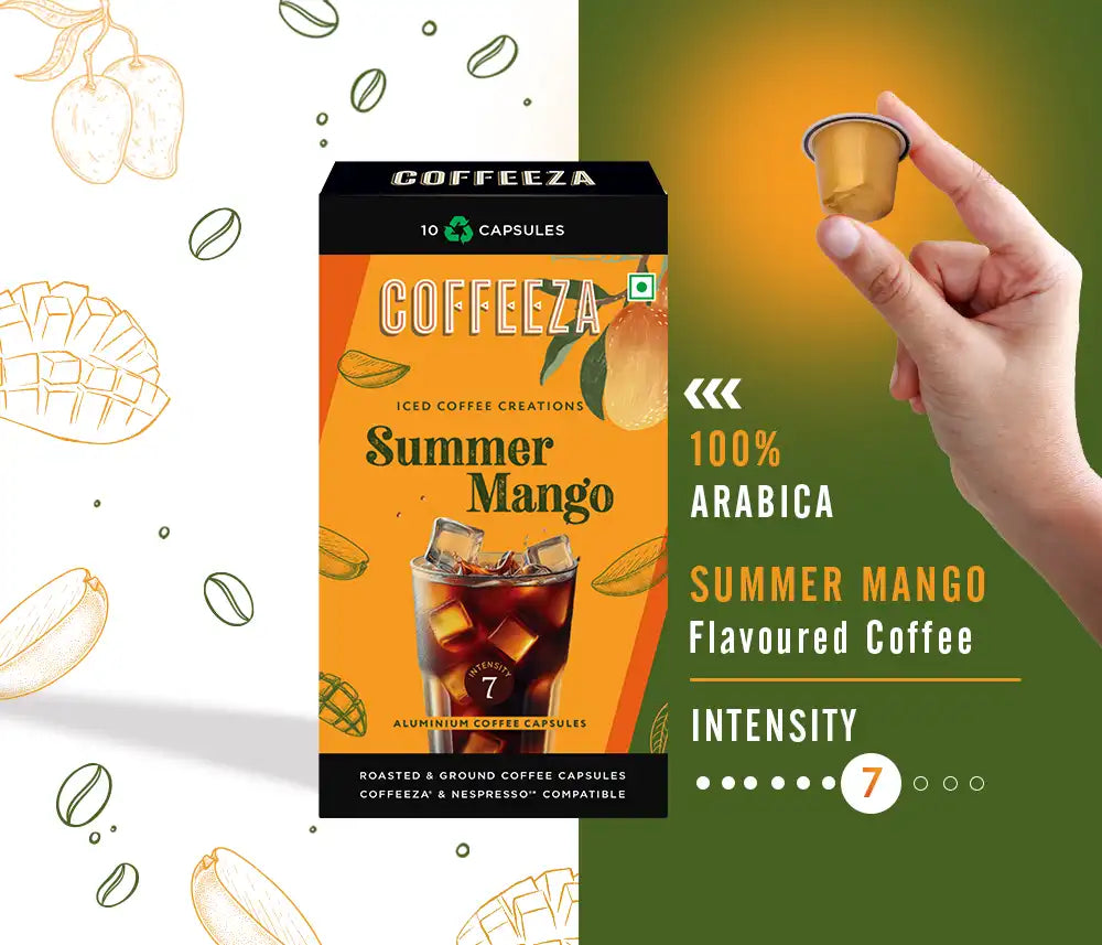 Summer Mango Flavoured Coffee Capsules (Limited Edition) - Iced Coffee Creations