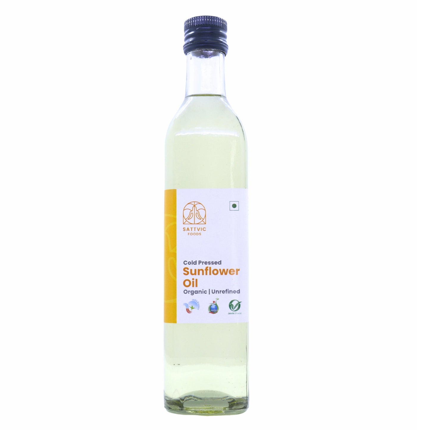 Sunflower Oil | Certified Organic, Cold-Pressed, Unrefined, NON-GMO