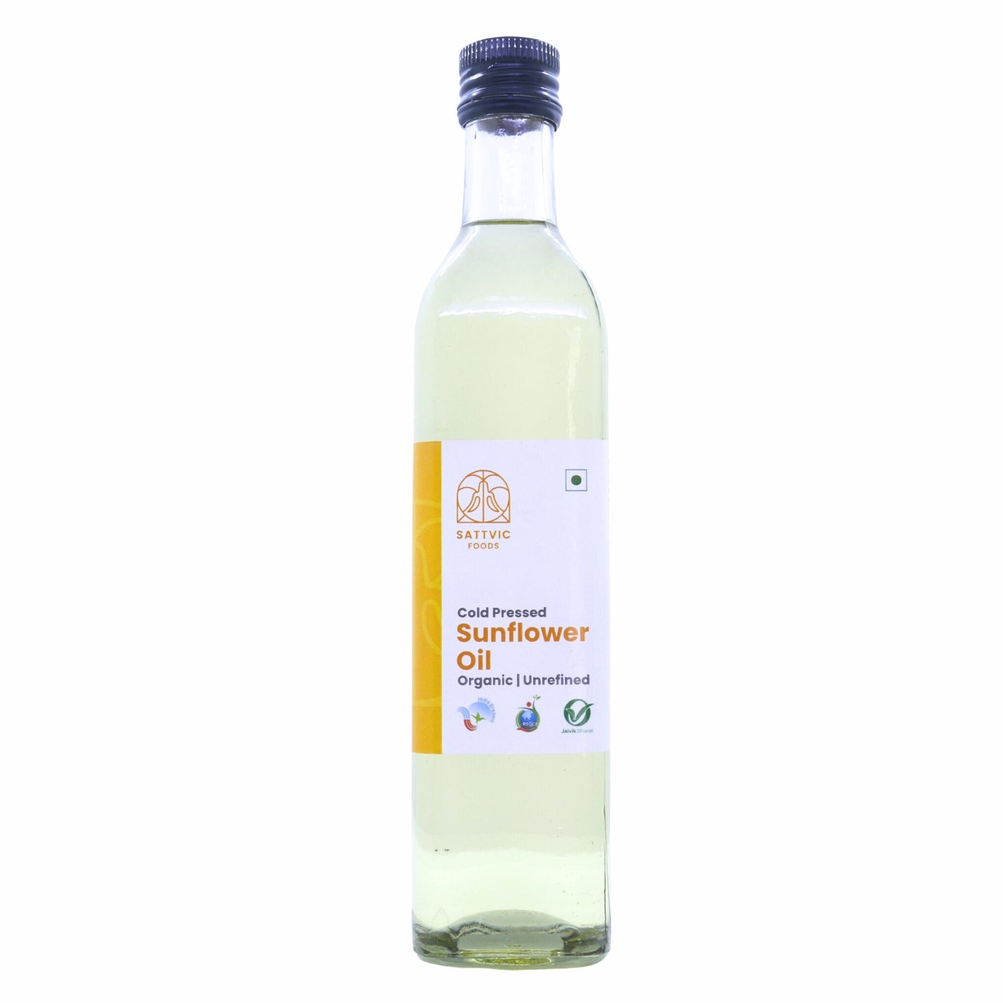 Sunflower Oil | Certified Organic, Cold-Pressed, Unrefined, NON-GMO