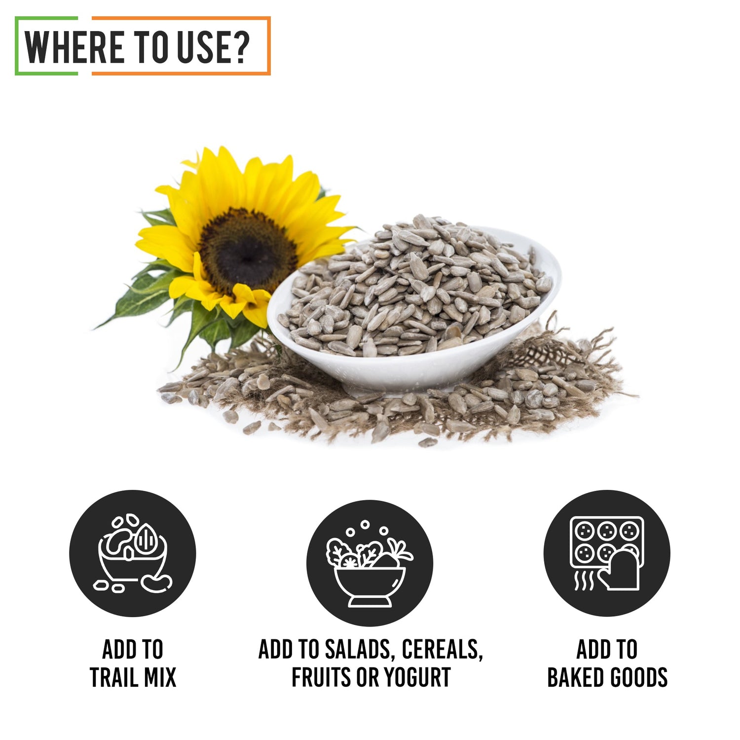 Chef Urbano Sunflower Seeds 150 Gms